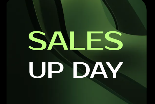 Sales up day