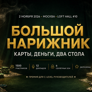 Большой Нарижник: карты, деньги &amp; два стола